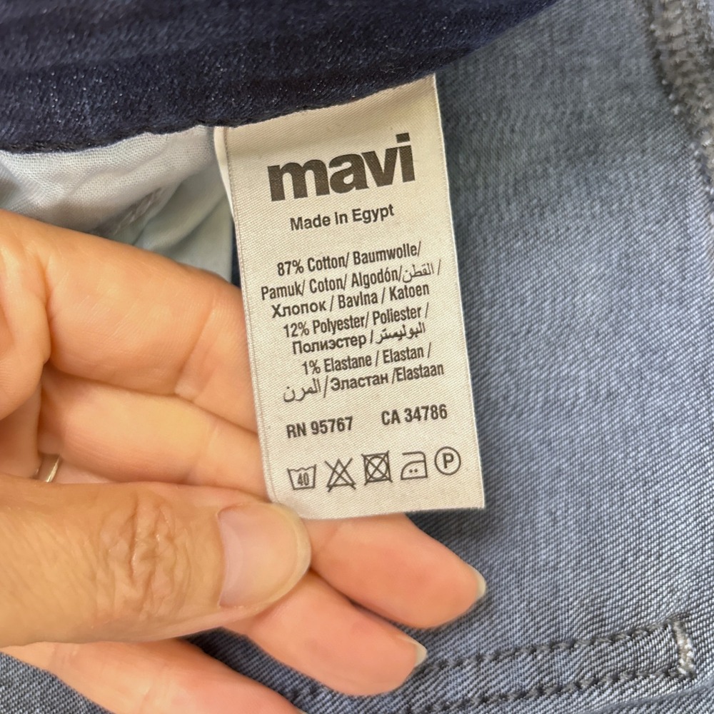Mavi Marcus Men's Jeans 38x34 Dark Wash Slim Straight Classic Modern Denim - Picture 10 of 16